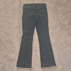 Joe's Jeans Size 28 Low Rise Flare Jeans. Back Pockets Are Metallic/Bedazzled.